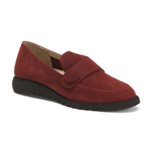 AMALFI Rubino Made In Italy Suede Eco Lug Loafers
